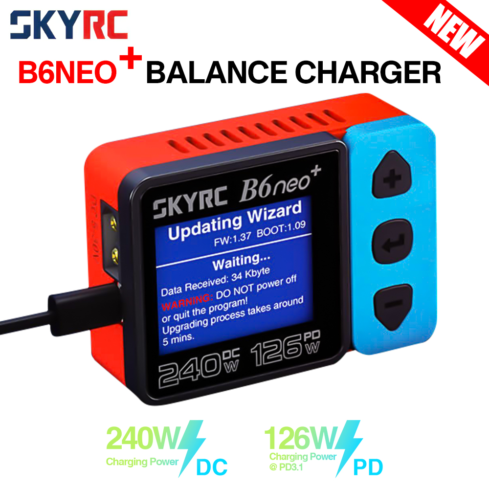 Skyrc B6 Neo Smart Charger - SkyRC NIEUW B6neo+ DC 240W PD