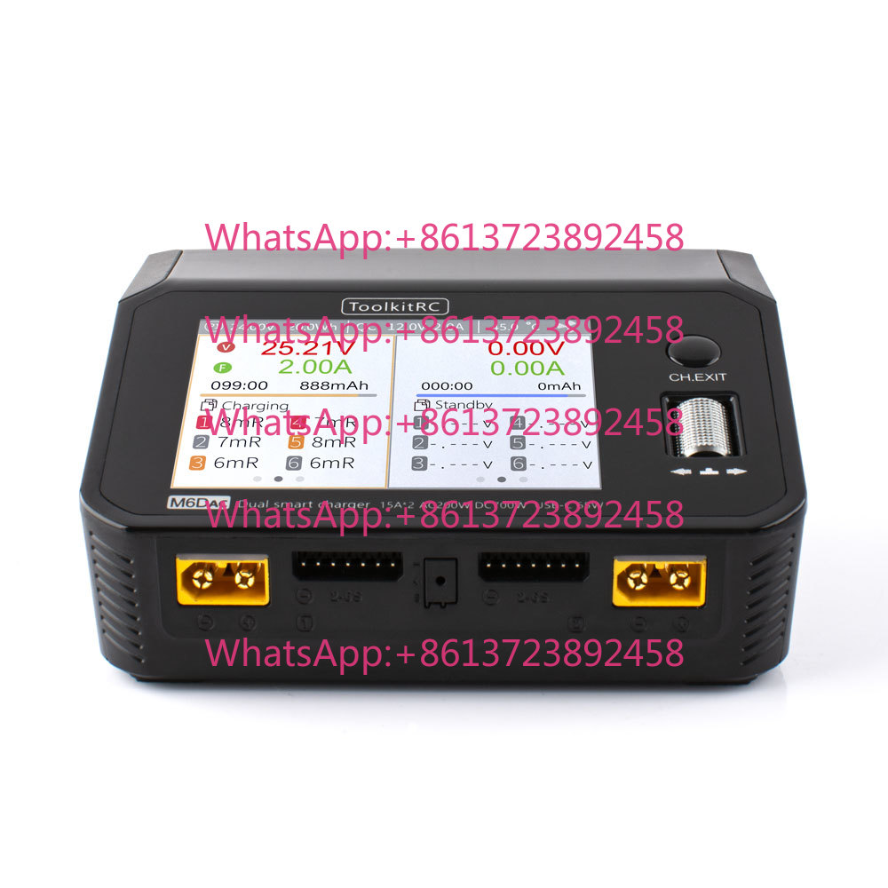Toolkitrc M6Dac Smart Charger - ToolkitRC M6DAC Multifunctionele snellader met ingebouwde