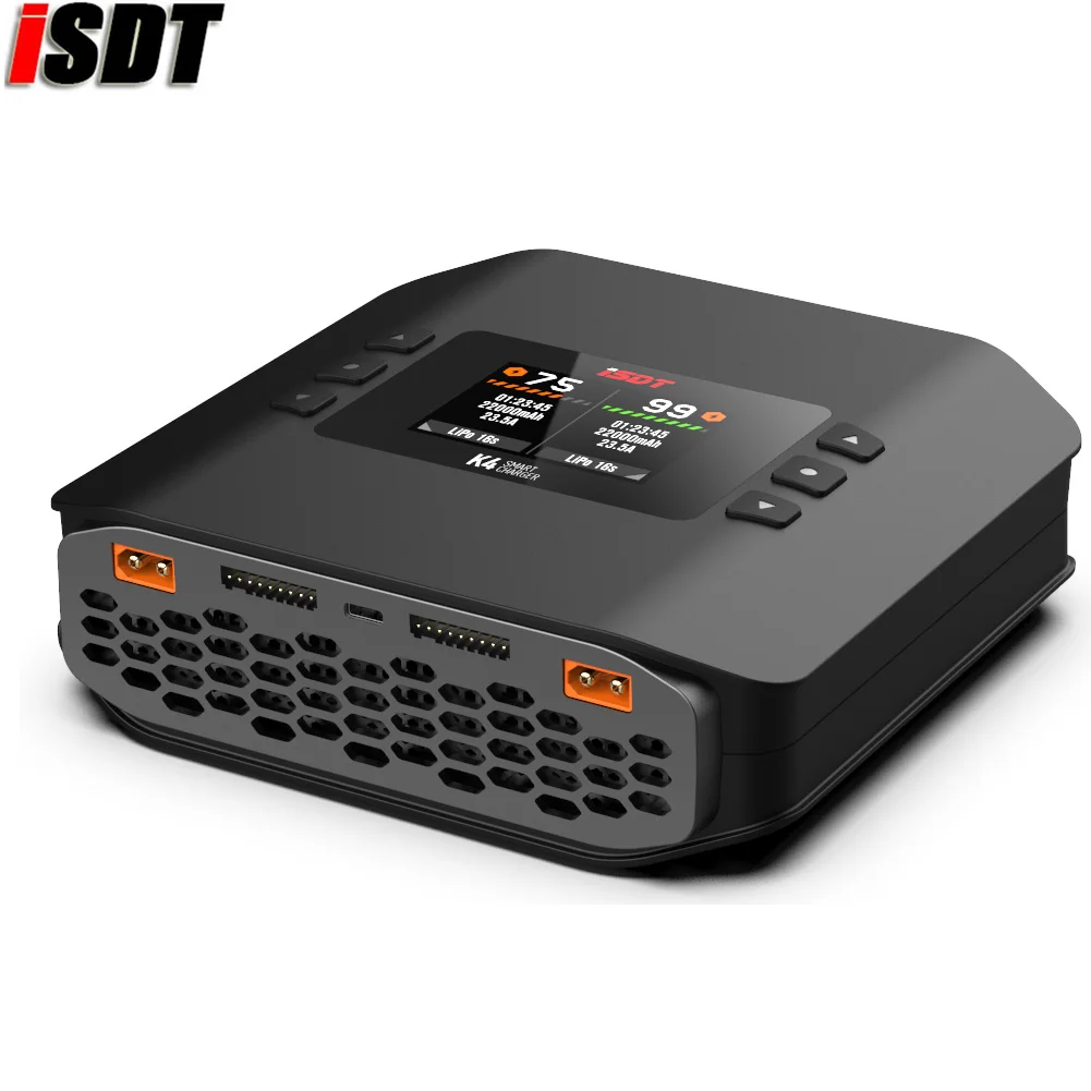 Isdt K4 Dual Lipo Charger - ISDT K4 dubbele batterijlader AC 400W