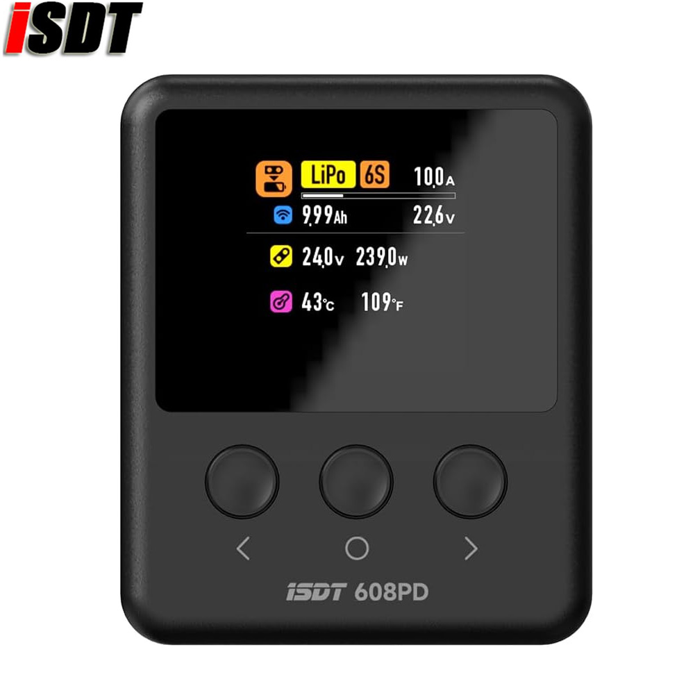 Toolkitrc M6Dac Smart Charger - ISDT 608PD Lipo Balanslader Ontlader, DC