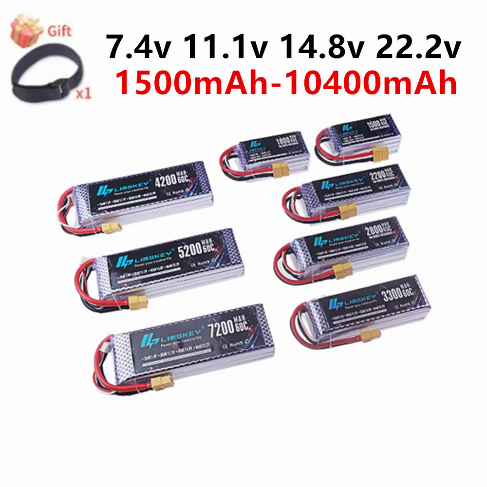 4S Lipo Battery 14.8V 6000Mah - Lipo Batterij 2S 3S 4S 6S