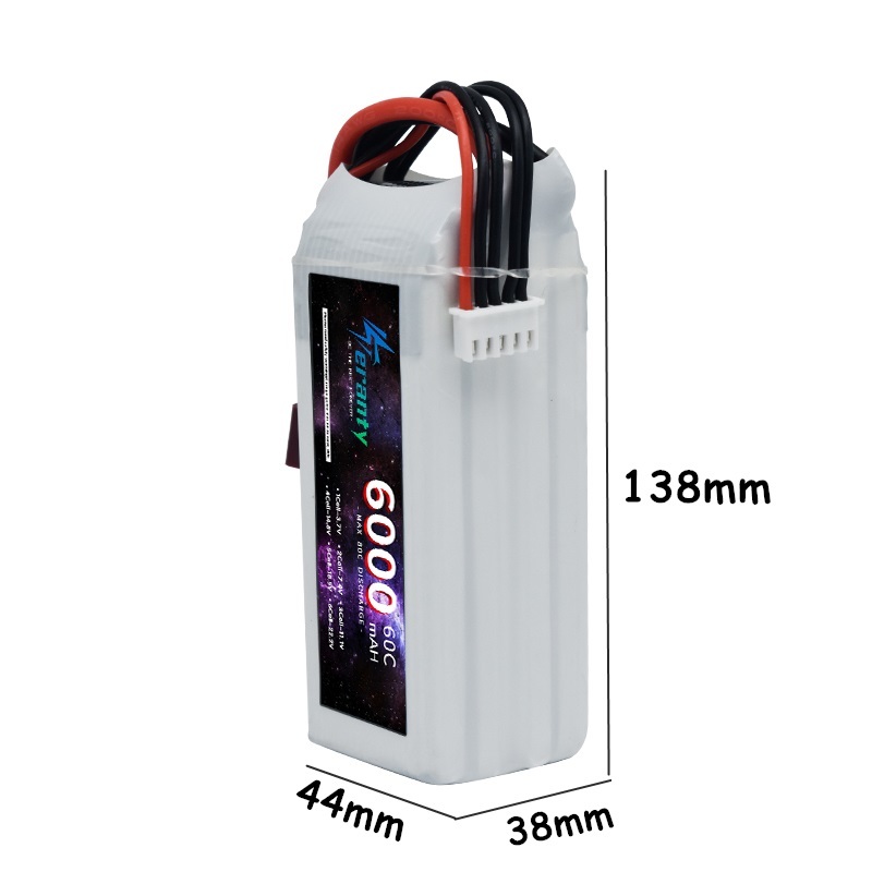 6000Mah Lipo 14.8V Batterij 4S - 4S Lipo Battery 14.8V 6000Mah recensie en prijs