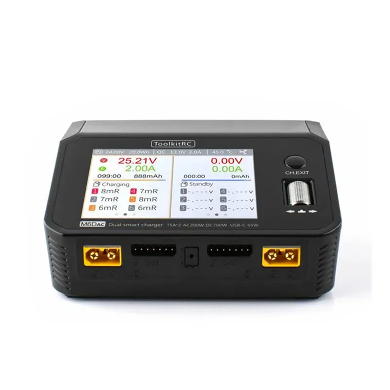 ToolkitRC M6DAC Smart Lipo-bat - Toolkitrc M6Dac Smart Charger recensie en prijs