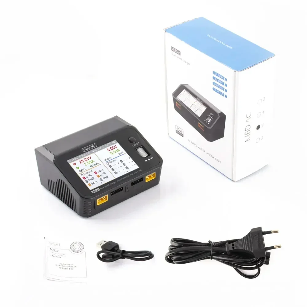ToolkitRC M6DAC slimme balansl - Toolkitrc M6Dac Smart Charger recensie en prijs
