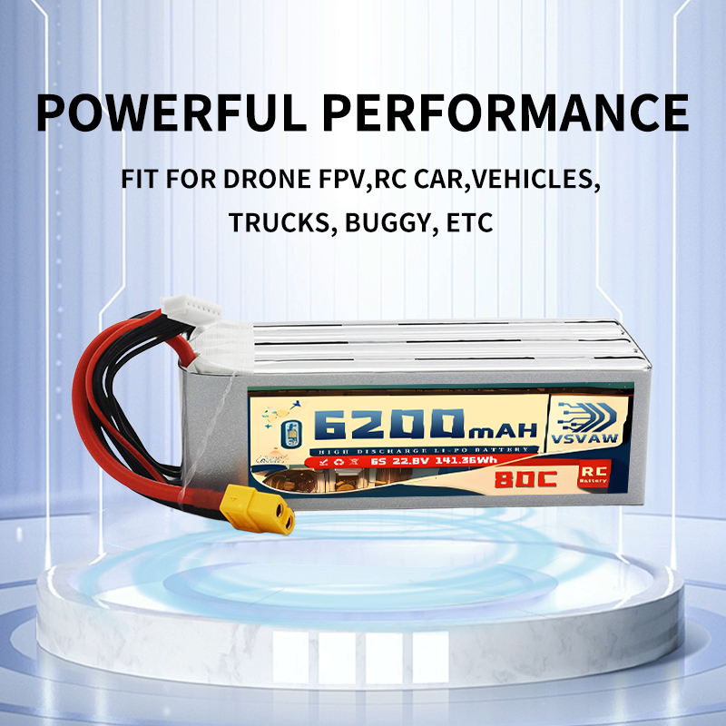Verbeterde VSVAW 6S 22.8V 80C/ - 6S Lipo Battery 22.2V 5000Mah recensie en prijs