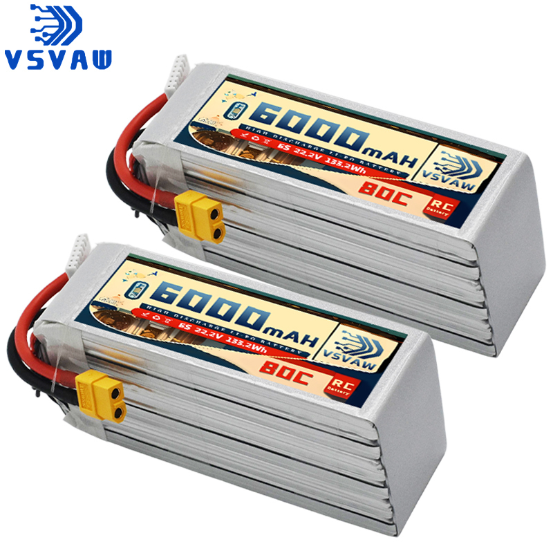 VSVAW 6S Lipo-batterij 6000mAh - 6S Lipo Battery 22.2V 5000Mah recensie en prijs